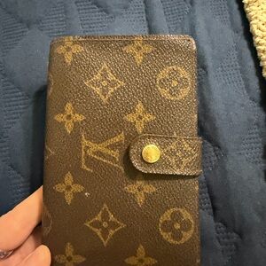 Louis Vuitton Brown and Gold Monogram Wallet